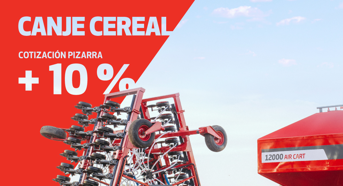 Pagamos tu cereal un 10% más