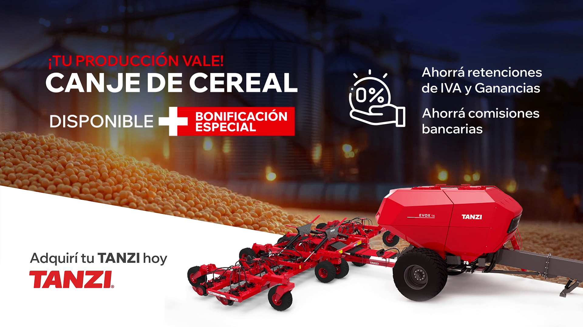 Canje Cereal disponible